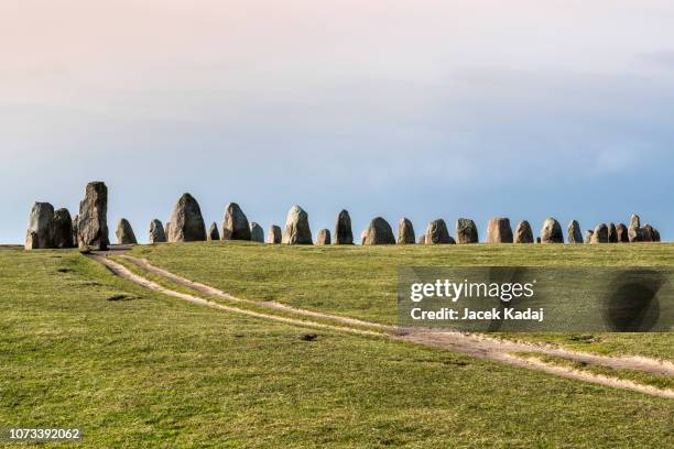 ales stenar stones - ale stock pictures, royalty-free photos & images