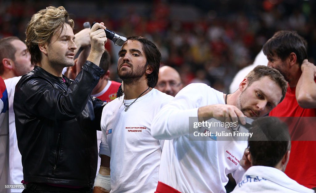 Serbia v France - Davis Cup World Group Final - Day Three