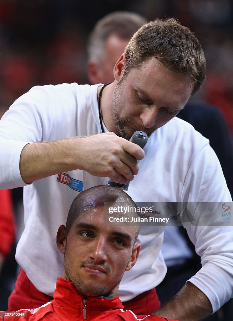 Serbia v France - Davis Cup World Group Final - Day Three