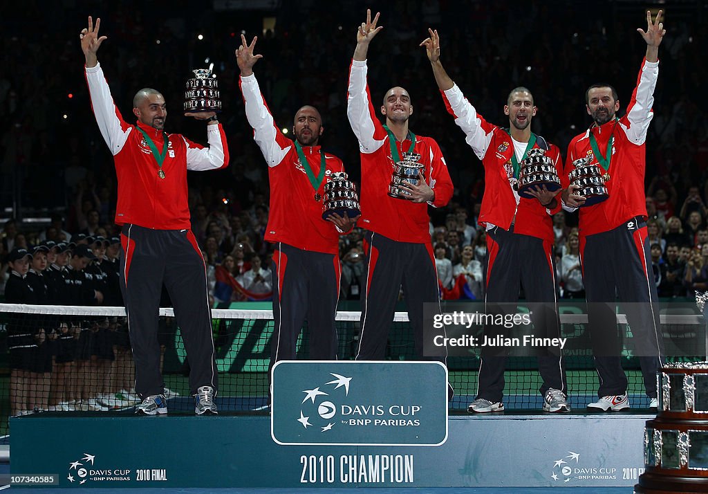Serbia v France - Davis Cup World Group Final - Day Three