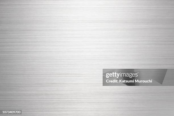 metalic hairline background - steel surface foto e immagini stock