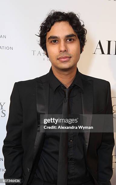 Kunal Nayyar at The 7th Annual AIF Southern California Gala Wheel Power held at The Ritz Carlton Hotel on December 5, 2010 in Marina del Rey,...