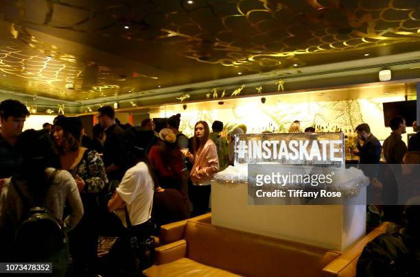 General view of atmosphere at Instagram's #Instaskate 2018 at LA Kings Holiday Ice LA Live on November 27, 2018 in Los Angeles, California.