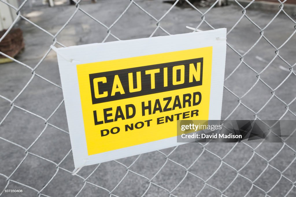 Lead Tested Sign Lead Warning Sign High-Res Stock Photo - Getty Images