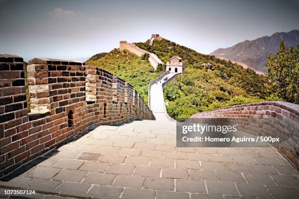 hdr gran muralla china - gran muralla china stock pictures, royalty-free photos & images