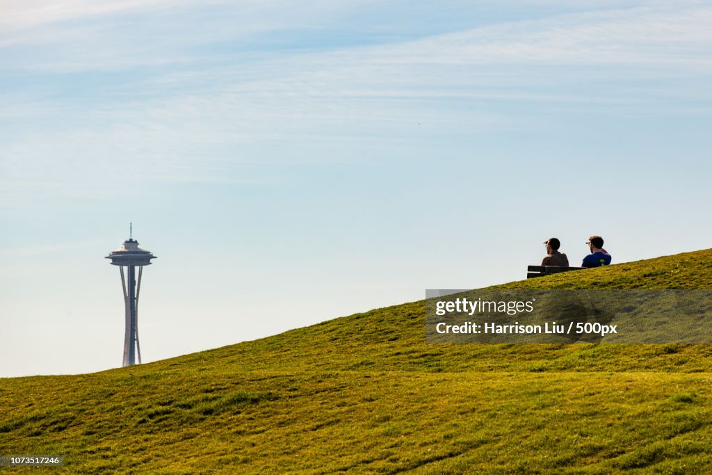 Space Needle at lunch