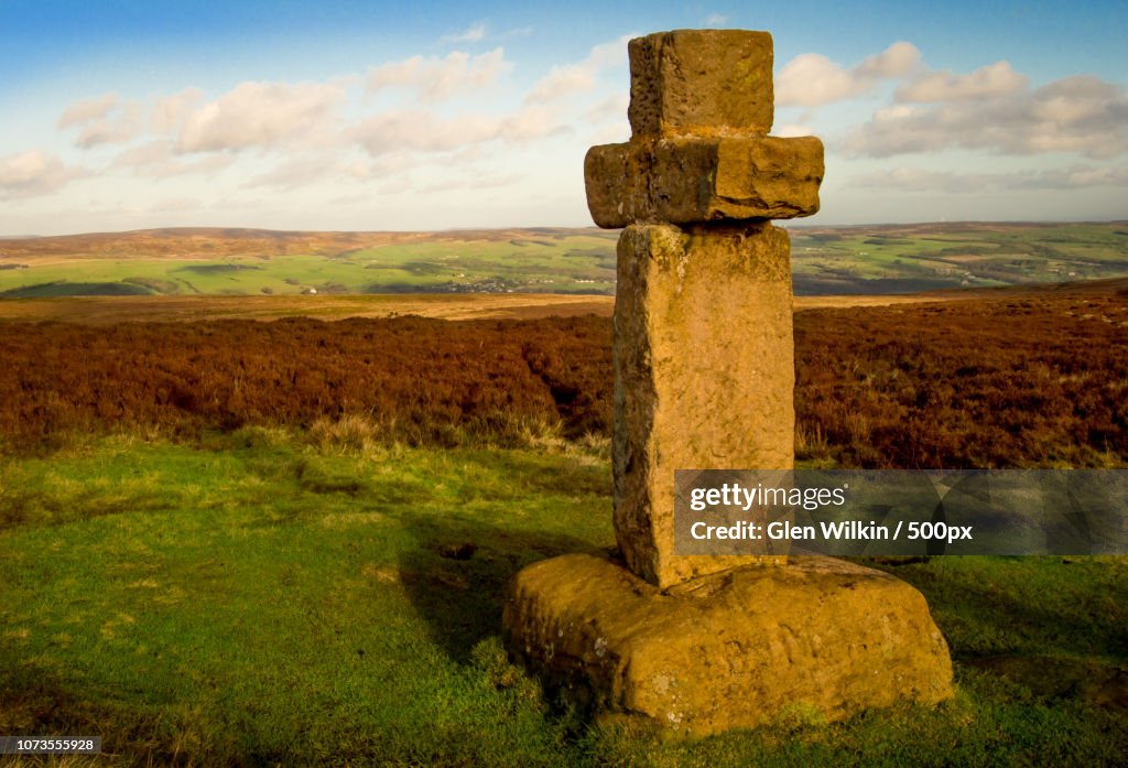 The Cross on Ilkley Moor