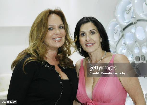 Catherine Bach and Layna Friedman during Layna and Alan Friedman Host a Holiday Cocktail Party for the EMA-Enviromental Media Association at Alan...