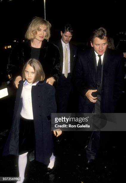 Jessica Lange, Mikhail Baryshnikov, and Daughter Alexandra Baryshnikov