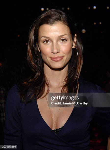 Bridget Moynahan during Mercedes- Benz Fashion Week Fall 2007 - Diane Von Furstenberg - Front Row and Backstage at The Tent, Bryant Park in New York...