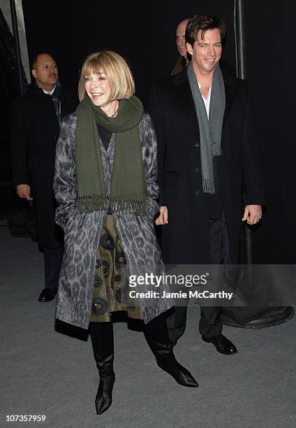 Anna Wintour and Harry Connick, Jr. During Mercedes-Benz Fashion Week Fall 2007 - Marc Jacobs - Arrivals at New York State Armory in New York City,...