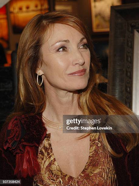 Jane Seymour during Actress Jane Seymour Attends the Unveiling of The Original Hollywood Sign Collection at Artexpo New York 2007 at Jacob Javits...