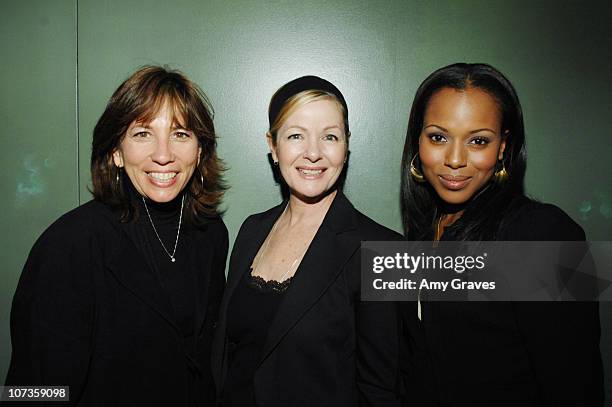 Robin Bronk of the Creative Coalition, Tova Bonem, Publisher of L.A. Confidential and Kerry Washington