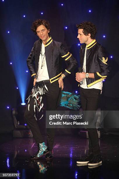 Mika attends the unveiling of his Waxwork at Musee Grevin on December 6, 2010 in Paris, France.