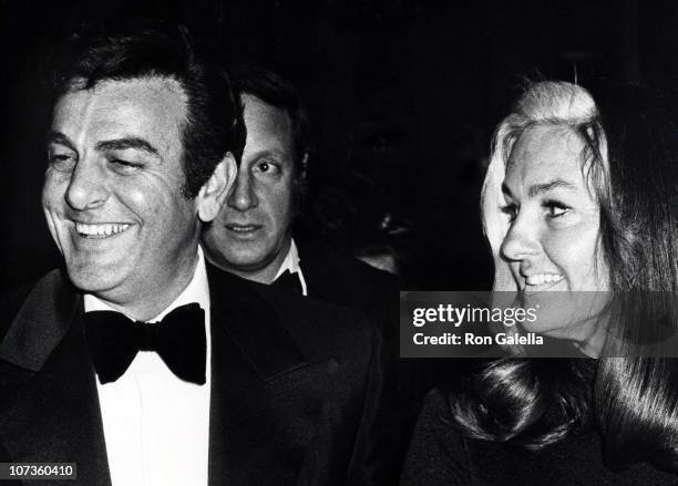 Mike Connors and Marylou Connors during 29th Annual Golden Globe Awards at Hilton Hotel in Beverly Hills, California, United States.