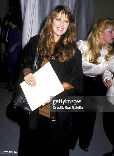 Pam Dawber during Starlight Foundation Benefit - September 22, 1988 at Ed Debevic's Restaurant in Beverly Hills, California, United States.