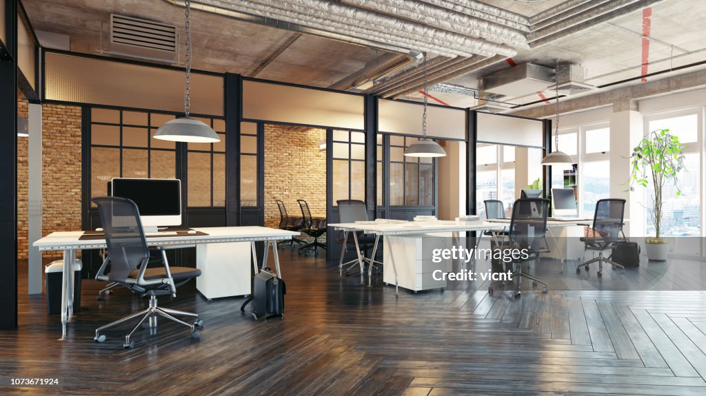 Modern Office Interior High-Res Stock Photo - Getty Images