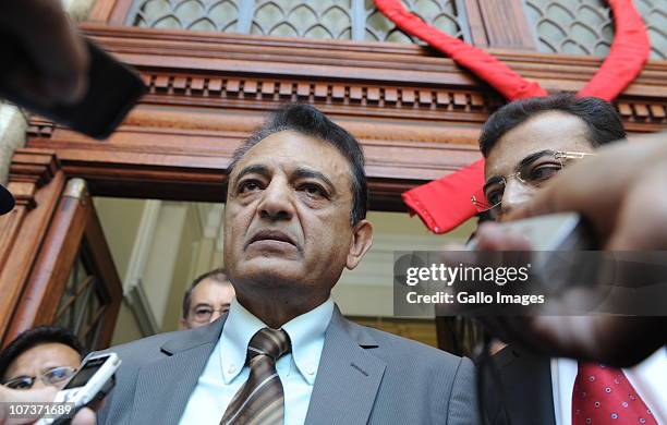 December 7 : Murdered British tourist Anni Dewani's father Vinod Hindocha outside the Cape Town High Court, on December 7, 2010 in Cape Town, South...