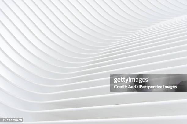 abstract architecture - waves pattern stock-fotos und bilder