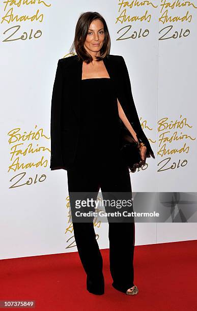 Phoebe Philo attends the British Fashion Awards at The Savoy on December 7, 2010 in London, England.