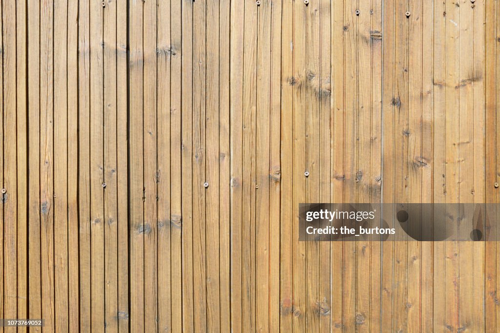 Full frame shot of wooden wall