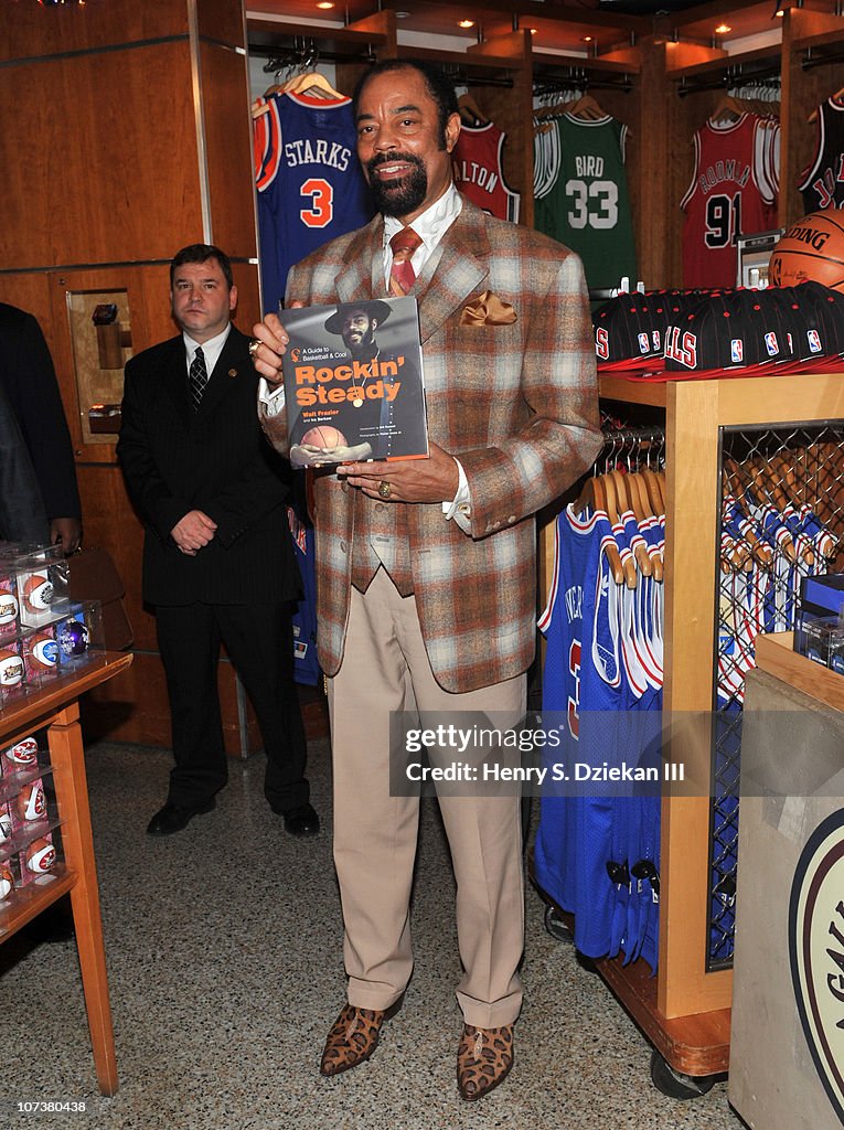 Walt "Clyde" Frazier Signs Copies Of "Rockin' Steady: A Guide To Basketball & Cool"