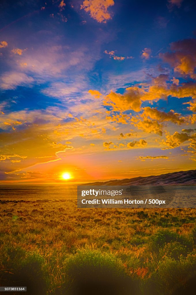 Sunset at the Great Sand Dunes