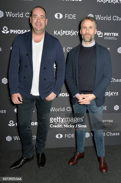 General manager of Northern Europe, Martijn Van Lom and head of global partnerships and sponsorships at Kaspersky Lab, Aldo del Bo attend the...