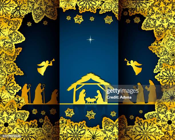 stockillustraties, clipart, cartoons en iconen met holy night - annunciation