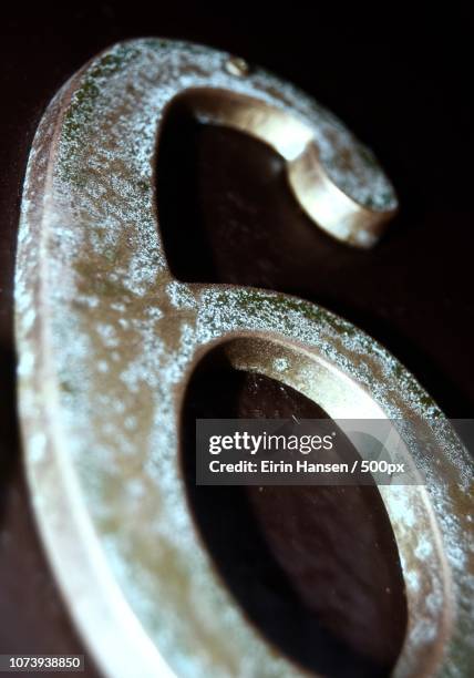 Number 6 High-Res Stock Photo