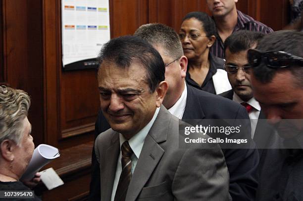 Murdered British tourist Anni Dewani's father Vinod Hindocha attends the Cape Town High Court, on December 7, 2010 in Cape Town, South Africa. Zola...