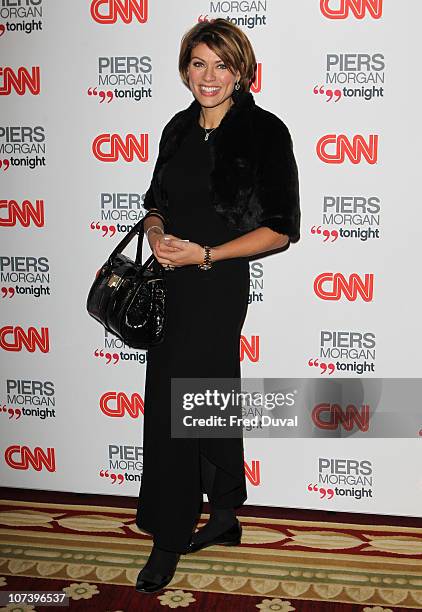 Kate Silverton attends the launch of 'Piers Morgan Tonight' on CNN at Mandarin Oriental Hyde Park on December 7, 2010 in London, England.