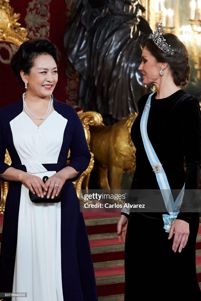 Spanish Royals Host A Dinner Gala For Chinese President Xi Jinping