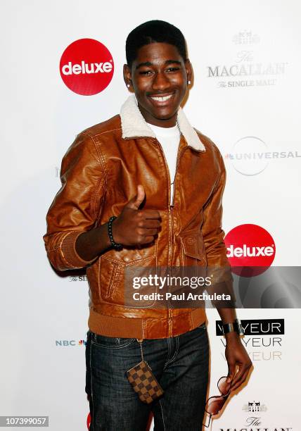Actor Kwame Boateng arrives at the 8th Annual JHRTS "Young Hollywood" Holiday Party at Voyeur on December 7, 2010 in West Hollywood, California.