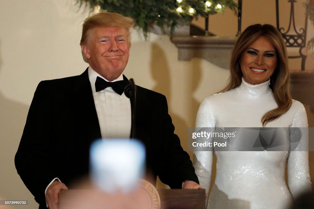 President Donald Trump and First Lady Melania Trump host the Congressional Ball