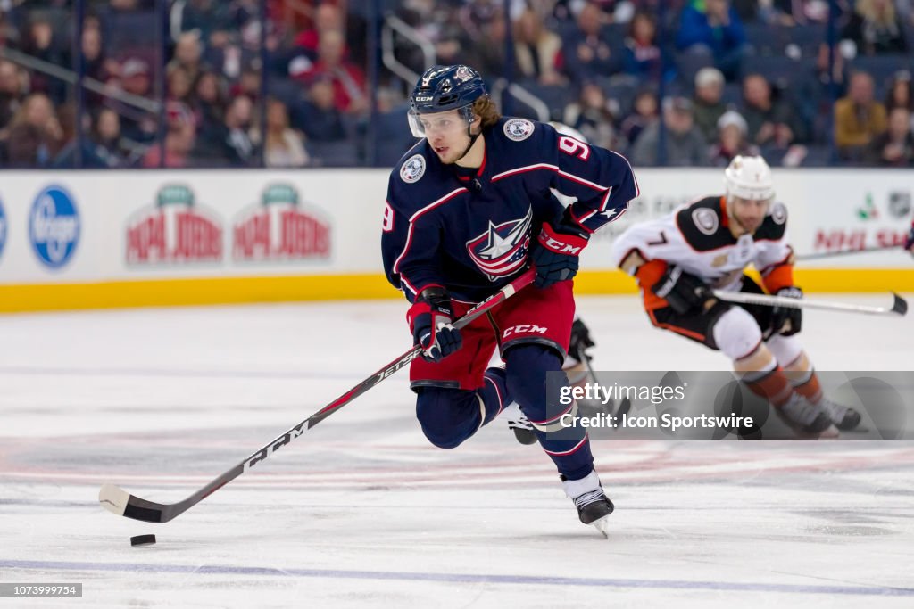 NHL: DEC 15 Ducks at Blue Jackets