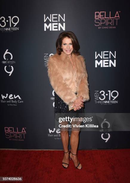 Joanne Ferra attends The WEN By Chaz Dean Winter Party on December 15, 2018 in Los Angeles, California.