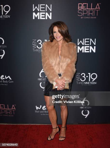 Joanne Ferra attends The WEN By Chaz Dean Winter Party on December 15, 2018 in Los Angeles, California.