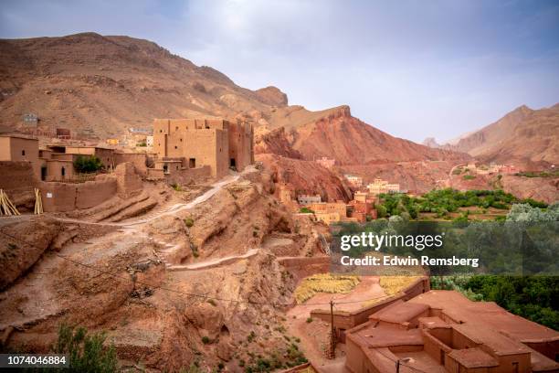 kasbah ait benhaddou - high atlas morocco stock pictures, royalty-free photos & images