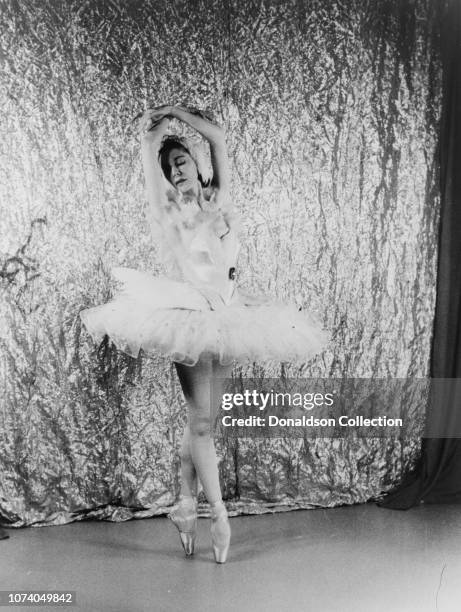 Portrait of Alicia Markova as "The Dying Swan"