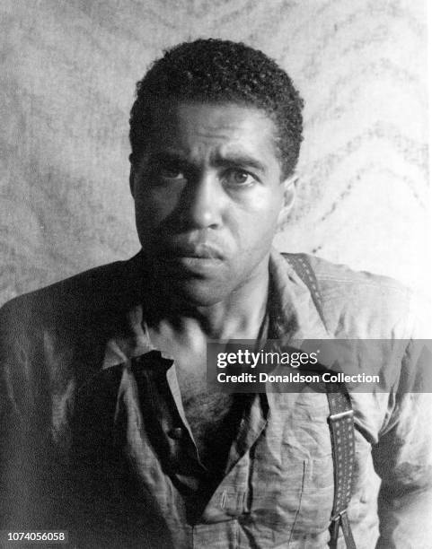 Portrait of Earl Jones in Langston Hughes' "Don't You Want to be Free"