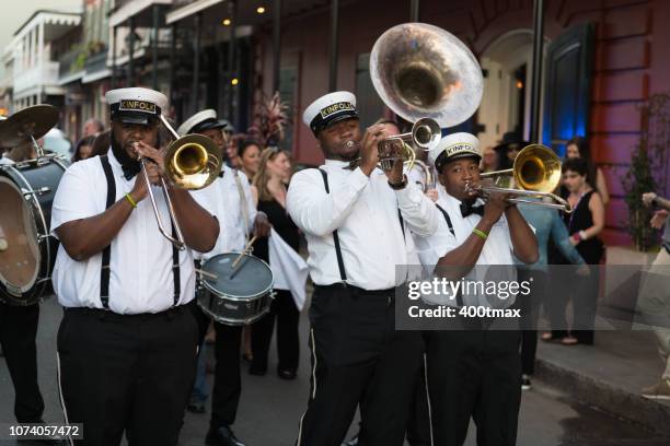 new orleans - new orleans marching band stock pictures, royalty-free photos & images