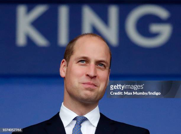 Prince William, Duke of Cambridge visits Leicester City Football Club's King Power Stadium to pay tribute to those people killed, including club...