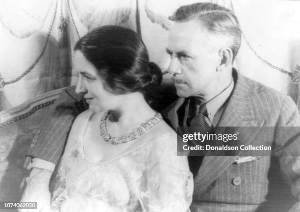 Portrait of journalist Eugene O'Neill and Carlotta Monterey O'Neill