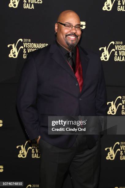 Actor James Monroe Iglehart attends the NYC & Company Foundation Visionaries & Voices Gala 2018 at The Plaza on November 28, 2018 in New York City.