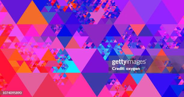 abstract geometric triangle background - corporate textures stock-fotos und bilder