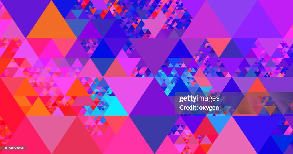 Abstract geometric triangle background