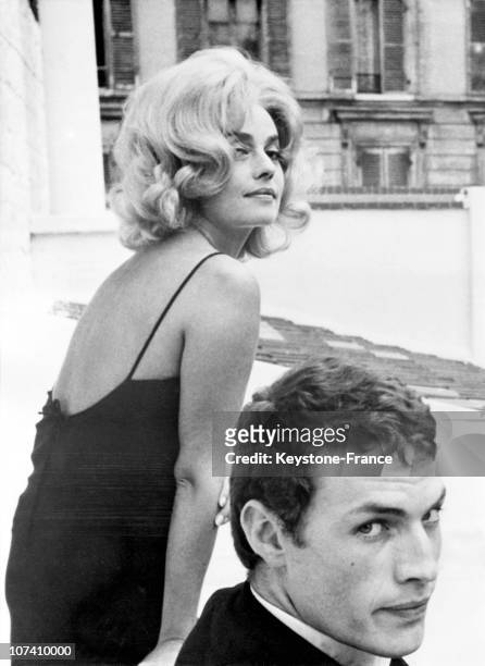 Jeanne Moreau And Claude Mann Before La Baie Des Anges Filming On September 12Th 1962.