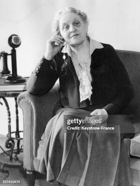 Carrie Chapman Catt Well-Knowed Leader Of The Women'S Suffrage Movement And Peace Advocate On November 04Th 1934.