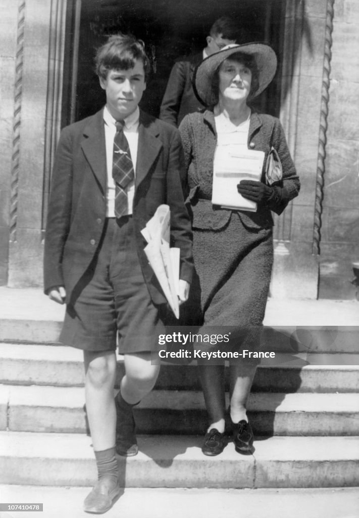Marie Roes Marie Stopes With His Son Harry Vernon Stopes-Roe On August 18Th 1938 ...